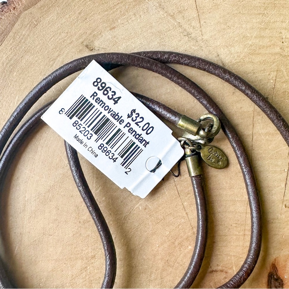 Cookie Lee Boho Necklace Rope Pendant NEW - Picture 3 of 5